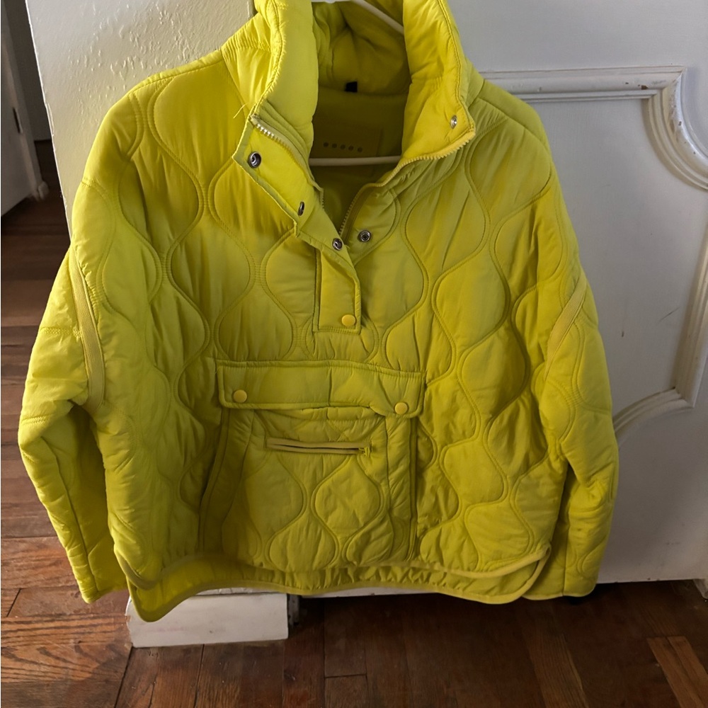Blank NYC Light Yellow Quilted Jacket